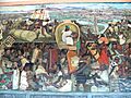 Murales Rivera - Markt in Tlatelolco 1
