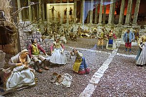 Archivo:Nativity scenes of Naples - Museo Nacional de Artes Decorativas - Madrid, Spain - DSC08419