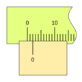 Nonio lineal B 0400 08