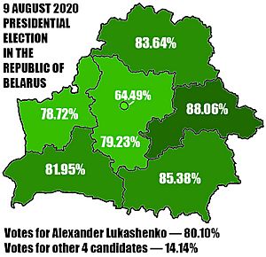 Archivo:Official results of the Alexander Lukashenko in the presidential election 2020 in Belarus