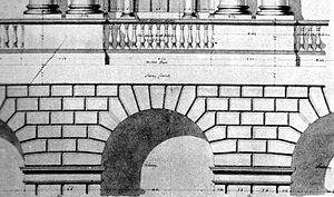 Archivo:Old College, University of Edinburgh courtyard facade detail