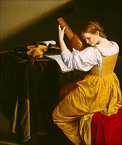 Archivo:Orazio Gentileschi - Il suonatore di liuto (National Gallery of Art)