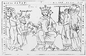 Archivo:Otto I, Holy Roman Emperor and Berengar