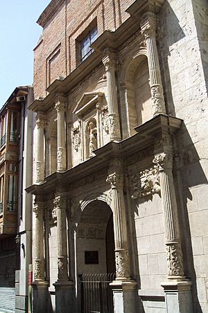 Palencia - Fachada de la iglesia del ex Convento de San Bernardo 1.jpg