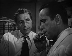 Archivo:Paul Henreid and Humphrey Bogart in Casablanca trailer