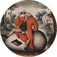 Archivo:Pieter Breughel 2, Drunkard on an egg