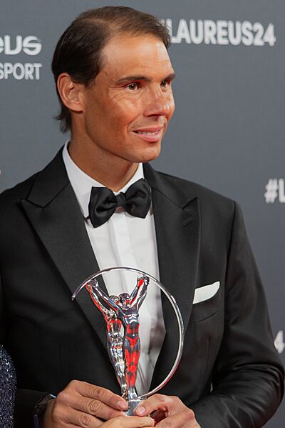 Rafael Nadal Laureus 2024 (cropped)
