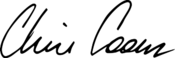 Signature of Chris Coons.svg