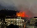 Sunset fire Los Angeles veiw 3