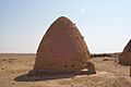 Traditional adobe beehive architecture of Syria