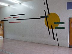 UCV 2015-207a Mural de Mateo Manaure, 1954