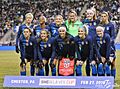 USWNT group photo pregame vs Japan 