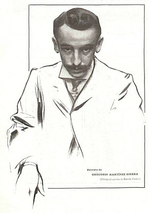 Archivo:1911-03, Comedias y Comediantes, Gregorio Martínez Sierra, Ramón Casas