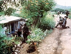 Archivo:82nd Airborne soldiers on Grenada 1983