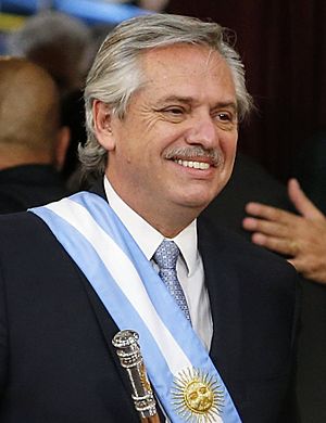 Archivo:Alberto fernandez presidente (cropped)