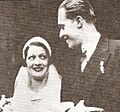 Alfonso Prince of Asturias w Eldmira Sampedro