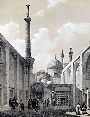 Archivo:Ali minaret by Eugène Flandin