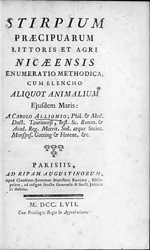Archivo:Allioni, Carlo – Stirpium praecipuarum littoris et agri Nicaeensis enumeratio methodica, 1757 – BEIC 6931947
