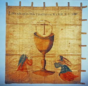 Archivo:Amakusa Shiro Battle Flag in Shimabara Rebellion