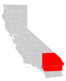 California county map (Inland Empire highlighted)