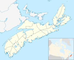 Weymouth ubicada en Nueva Escocia