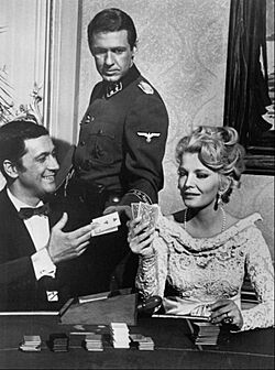 Archivo:Cesare Danova Ron Harper Gena Rowlands Garrison's Gorillas 1968