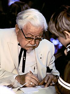 Archivo:Colonel Harland Sanders in character