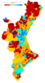 Crecimiento población Comunidad Valenciana entre 2008 y 2018