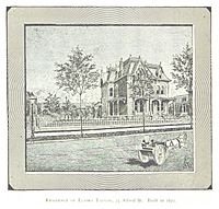 Archivo:FARMER(1884) Detroit, p500 RESIDENCE OF ELISHA TAYLOR, 25 ALFRED ST. BUILT IN 1872