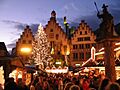 Frankfurter weihnachtsmarkt nacht