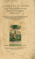 Frontiscipe Gesner