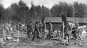 Archivo:German artillery Malmi 1918 (2)