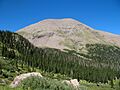 Humboldt Peak from near south colony lakes trailhead