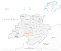 Karte Bezirk Porrentruy Gemeindeveraenderungen 2013