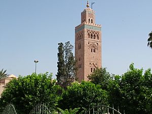 Archivo:Koutoubia Mosque,Marrakech,Morocco