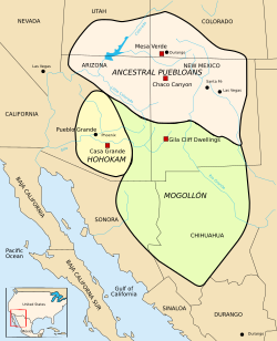 Map Anasazi, Hohokam and Mogollon cultures-en.svg