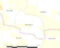 Map commune FR insee code 53214