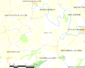 Map commune FR insee code 72121