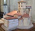 Maqueta de San Martín de Frómista antes de su restauración