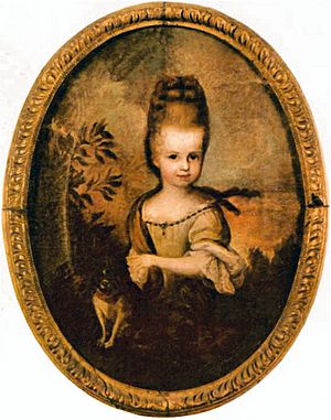 Archivo:Maria Luisa of Savoy as a child - Royal Palace of Turin