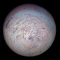 Neptune’s Moon Triton Fosters Rare Icy Union (gemini1903a) (square crop)