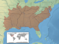 Plestiodon laticeps distribution
