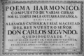 Poema Harmonico compuesto de varias cifras por el temple de la Guitarra Española- Guerau 01