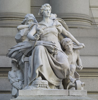 Sculpture of America by Daniel Chester French