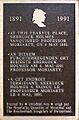 Sherlock Holmes plaque