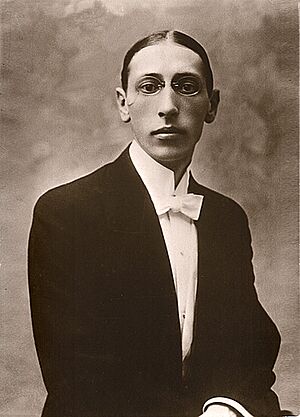 Archivo:Stravinsky Igor Postcard-1910
