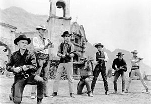 Archivo:The Magnificent Seven cast publicity photo