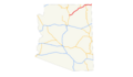 US 160 (AZ) map