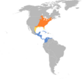 Vireo flavifrons map