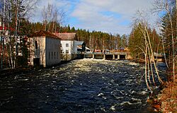 Voikoski rapids in Mäntyharju, Finland.jpg